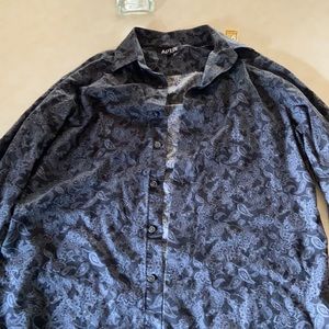 Bandana print dress shirt